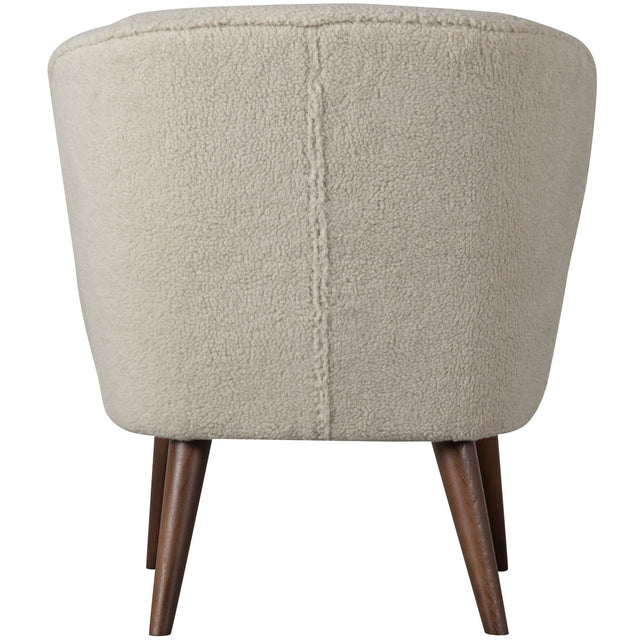 Sara Fauteuil Teddy Off White van WOOOD – Luxe comfort op maat van PureWonen. Vraag naar de beste prijs.