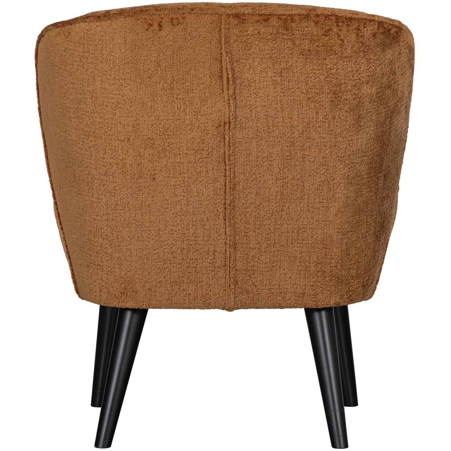 Sara Fauteuil Structure Velvet Cognac van WOOOD – Luxe comfort op maat van PureWonen. Vraag naar de beste prijs.