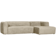 Bean Hoekbank Rechts Structure Velvet Buttermilk van WOOOD – Luxe comfort op maat van PureWonen. Vraag naar de beste prijs.