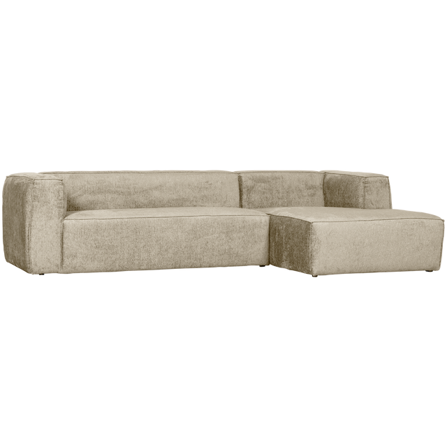 Bean Hoekbank Rechts Structure Velvet Buttermilk van WOOOD – Luxe comfort op maat van PureWonen. Vraag naar de beste prijs.