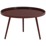 Mesa Bijzettafel Xl 39 Xo78 Cm Hout Bordeauxrood [Fsc]
