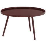 Mesa Bijzettafel Xl 39 Xo78 Cm Hout Bordeauxrood [Fsc]
