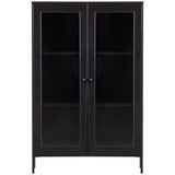 Xam Vitrinekast Grenen Zwart [Fsc] van WOOOD – Luxe comfort op maat van PureWonen. Vraag naar de beste prijs.