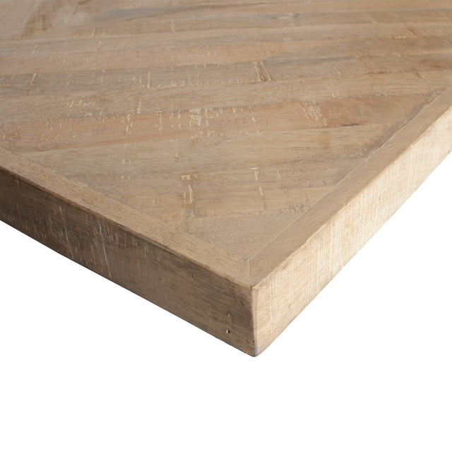 Tablo Tafelblad Mango Visgraat 200 X90 van WOOOD – Luxe comfort op maat van PureWonen. Vraag naar de beste prijs.