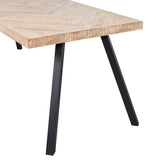 Combi Tablo: Mango Visgraat 180 X90 & 2 Standen Poot Vierk van WOOOD – Luxe comfort op maat van PureWonen. Vraag naar de beste prijs.
