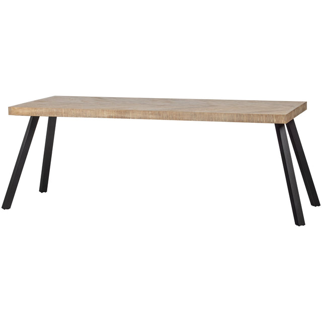 Combi Tablo: Mango Visgraat 180 X90 & 2 Standen Poot Vierk van WOOOD – Luxe comfort op maat van PureWonen. Vraag naar de beste prijs.