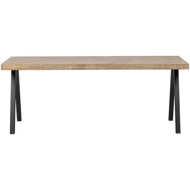 Combi Tablo: Mango Visgraat 180 X90 & 2 Standen Poot Vierk van WOOOD – Luxe comfort op maat van PureWonen. Vraag naar de beste prijs.