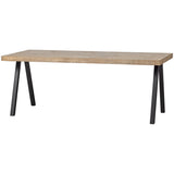 Combi Tablo: Mango Visgraat 180 X90 & 2 Standen Poot Vierk van WOOOD – Luxe comfort op maat van PureWonen. Vraag naar de beste prijs.