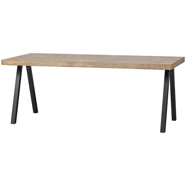 Combi Tablo: Mango Visgraat 180 X90 & 2 Standen Poot Vierk van WOOOD – Luxe comfort op maat van PureWonen. Vraag naar de beste prijs.