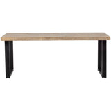 Combi Tablo: Mango Visgraat 200 X90 & U Poot van WOOOD – Luxe comfort op maat van PureWonen. Vraag naar de beste prijs.