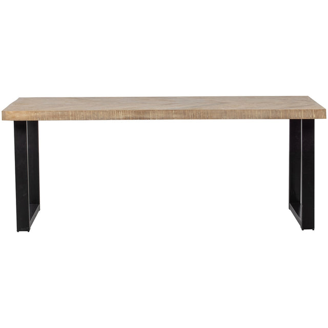 Combi Tablo: Mango Visgraat 200 X90 & U Poot van WOOOD – Luxe comfort op maat van PureWonen. Vraag naar de beste prijs.