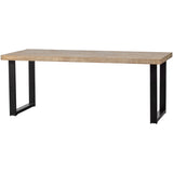 Combi Tablo: Mango Visgraat 200 X90 & U Poot van WOOOD – Luxe comfort op maat van PureWonen. Vraag naar de beste prijs.