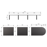 Tablo Lungo Tussenblad Essen Blacknight Matt [Fsc] van WOOOD - laagste prijs offerte van PureWonen