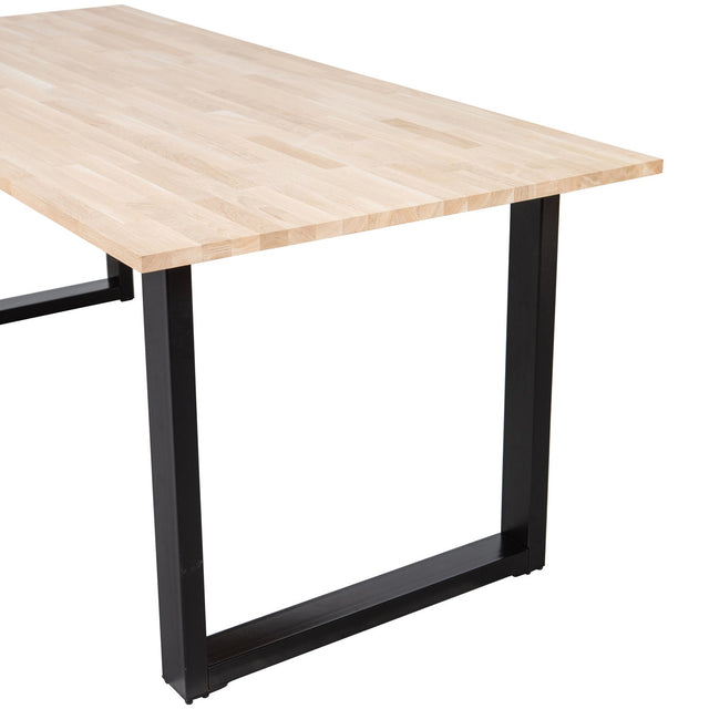 Combi Tablo: Eiken 200 X90 & U Poot [Fsc] van WOOOD – Luxe comfort op maat van PureWonen. Vraag naar de beste prijs.