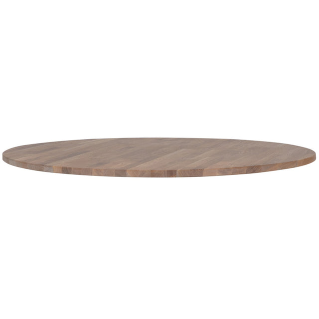 Tablo Tafelblad Rond Eiken O120 Grijze Olie [Fsc] van WOOOD – Luxe comfort op maat van PureWonen. Vraag naar de beste prijs.