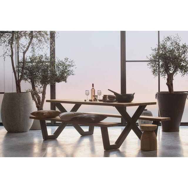 Tablo Outdoor Picknicktafel Ayous Naturel X Poot Metaal[Fsc] van WOOOD – Luxe comfort op maat van PureWonen. Vraag naar de beste prijs.