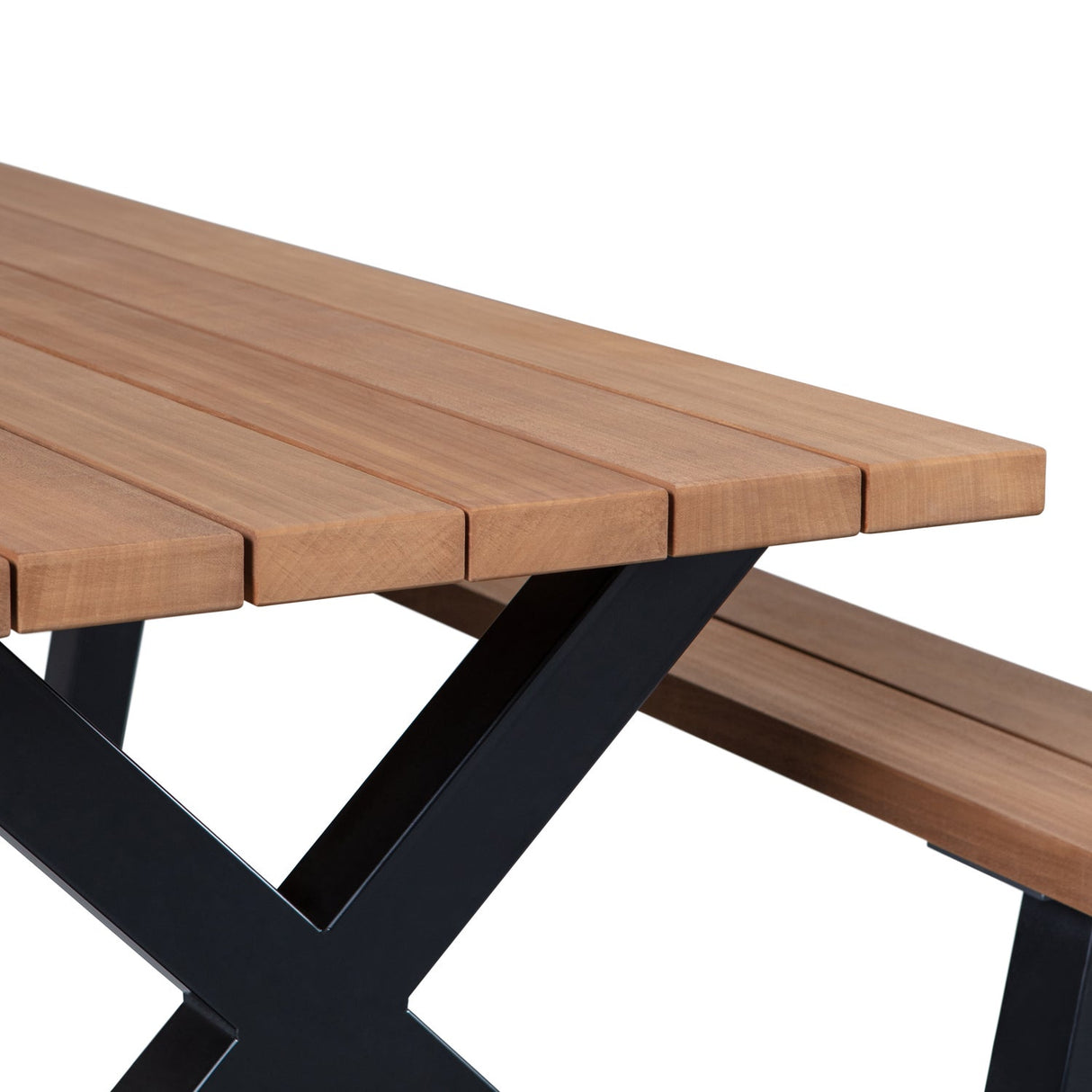 Tablo Outdoor Picknicktafel Ayous Naturel X Poot Metaal[Fsc] van WOOOD – Luxe comfort op maat van PureWonen. Vraag naar de beste prijs.