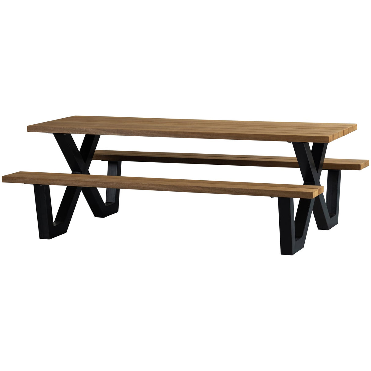 Tablo Outdoor Picknicktafel Ayous Naturel X Poot Metaal[Fsc] van WOOOD – Luxe comfort op maat van PureWonen. Vraag naar de beste prijs.