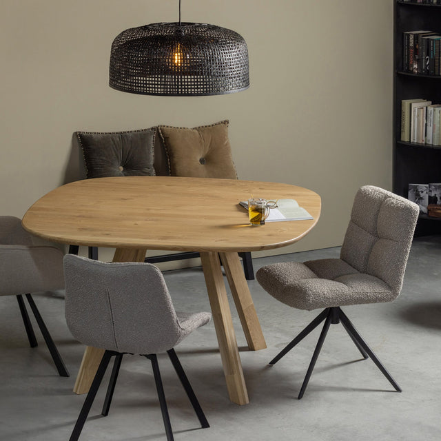 Combi Tablo: Organisch 130 & 3 Stand Poot Naturel [Fsc] van WOOOD – Luxe comfort op maat van PureWonen. Vraag naar de beste prijs.