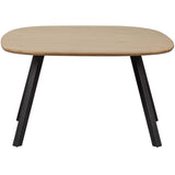 Combi Tablo: Organisch Eiken 130 X130 & 2 Stand Zwart [Fsc] van WOOOD – Luxe comfort op maat van PureWonen. Vraag naar de beste prijs.