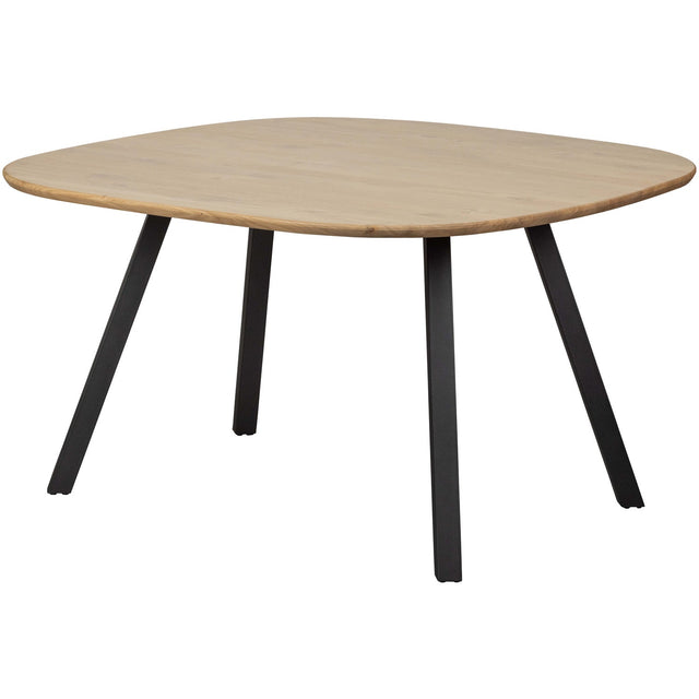 Combi Tablo: Organisch Eiken 130 X130 & 2 Stand Zwart [Fsc] van WOOOD – Luxe comfort op maat van PureWonen. Vraag naar de beste prijs.