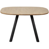 Combi Tablo: Organisch Eiken 130 X130 & 2 Stand Zwart [Fsc] van WOOOD – Luxe comfort op maat van PureWonen. Vraag naar de beste prijs.
