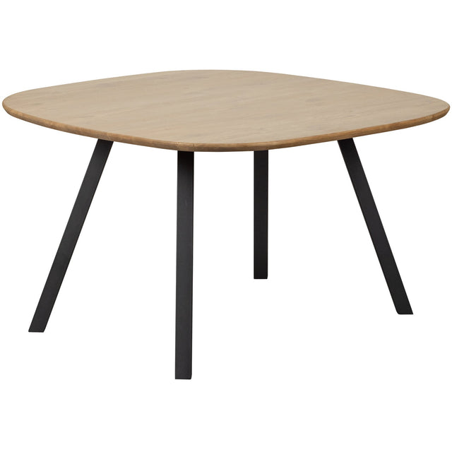 Combi Tablo: Organisch Eiken 130 X130 & 2 Stand Zwart [Fsc] van WOOOD – Luxe comfort op maat van PureWonen. Vraag naar de beste prijs.