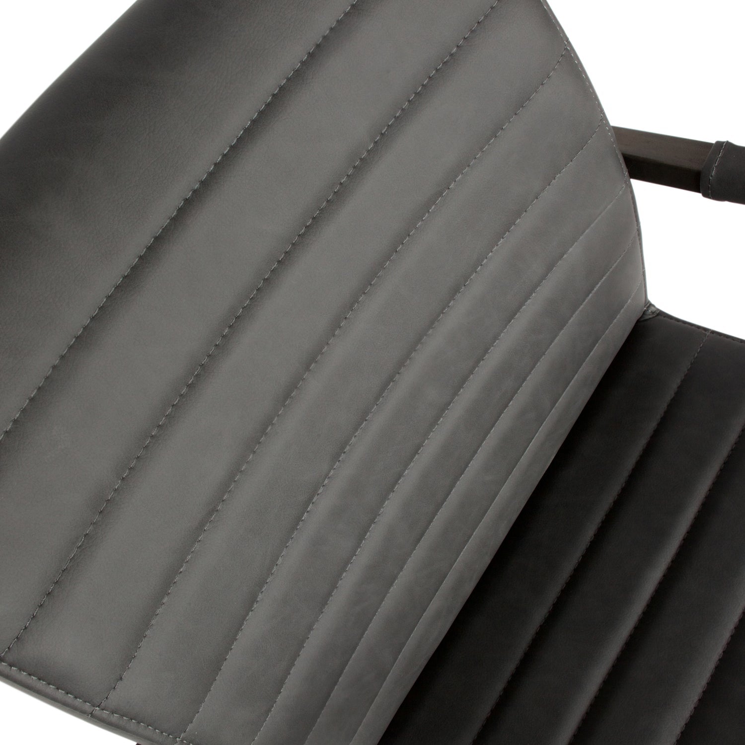 Bas Eetkamerstoel Pu Antraciet van WOOOD – Luxe comfort op maat van PureWonen. Vraag naar de beste prijs.