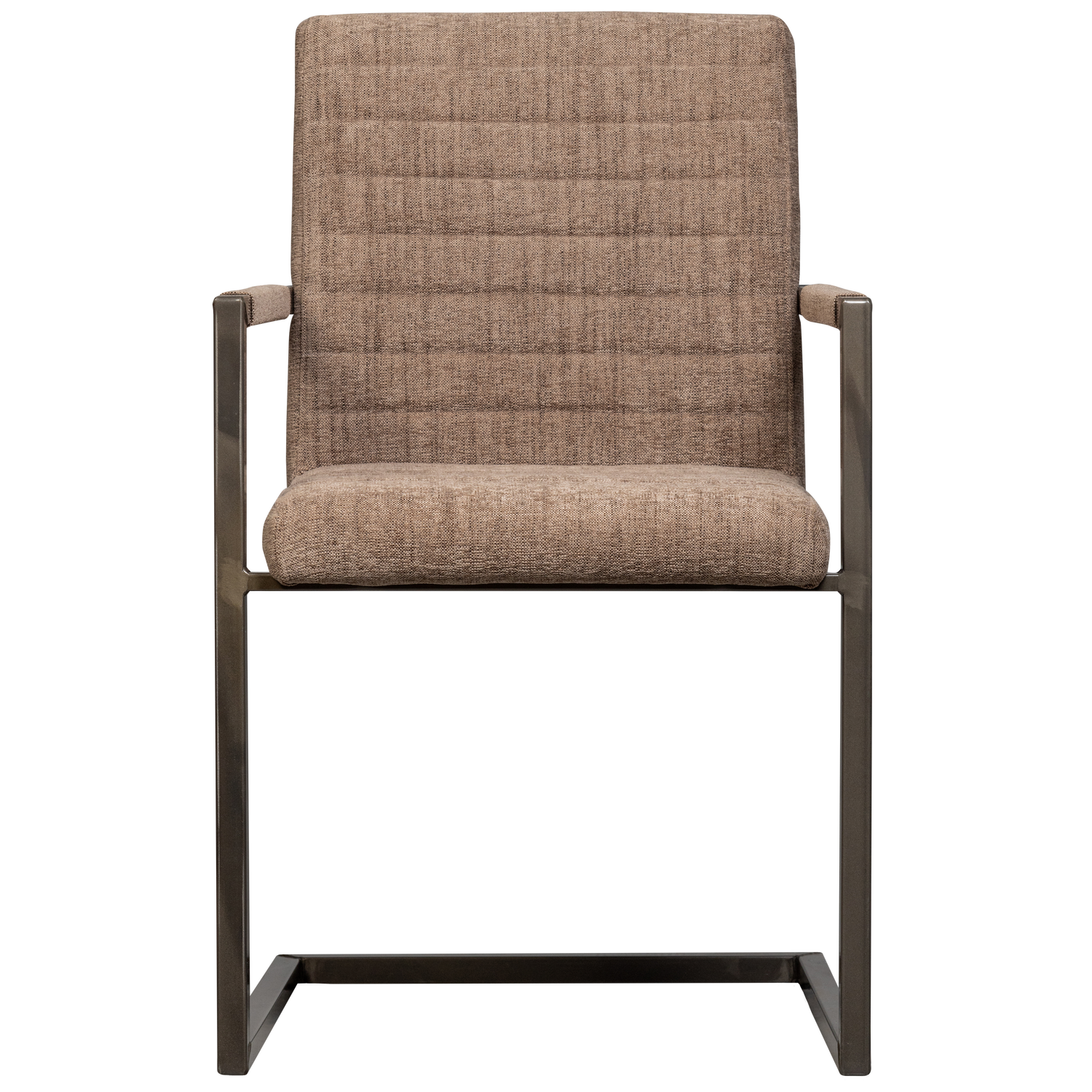 Bas Eetkamerstoel Geweven Stof Bruin Melange van WOOOD – Luxe comfort op maat van PureWonen. Vraag naar de beste prijs.