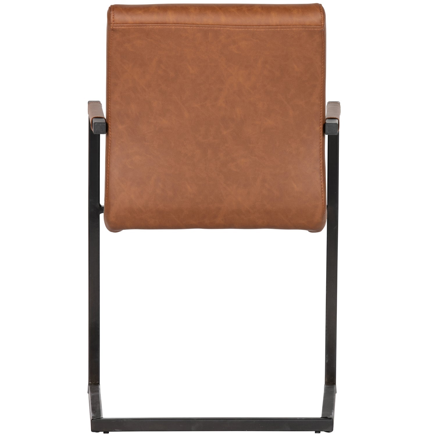 Bas Eetkamerstoel Pu Cognac van WOOOD – Luxe comfort op maat van PureWonen. Vraag naar de beste prijs.