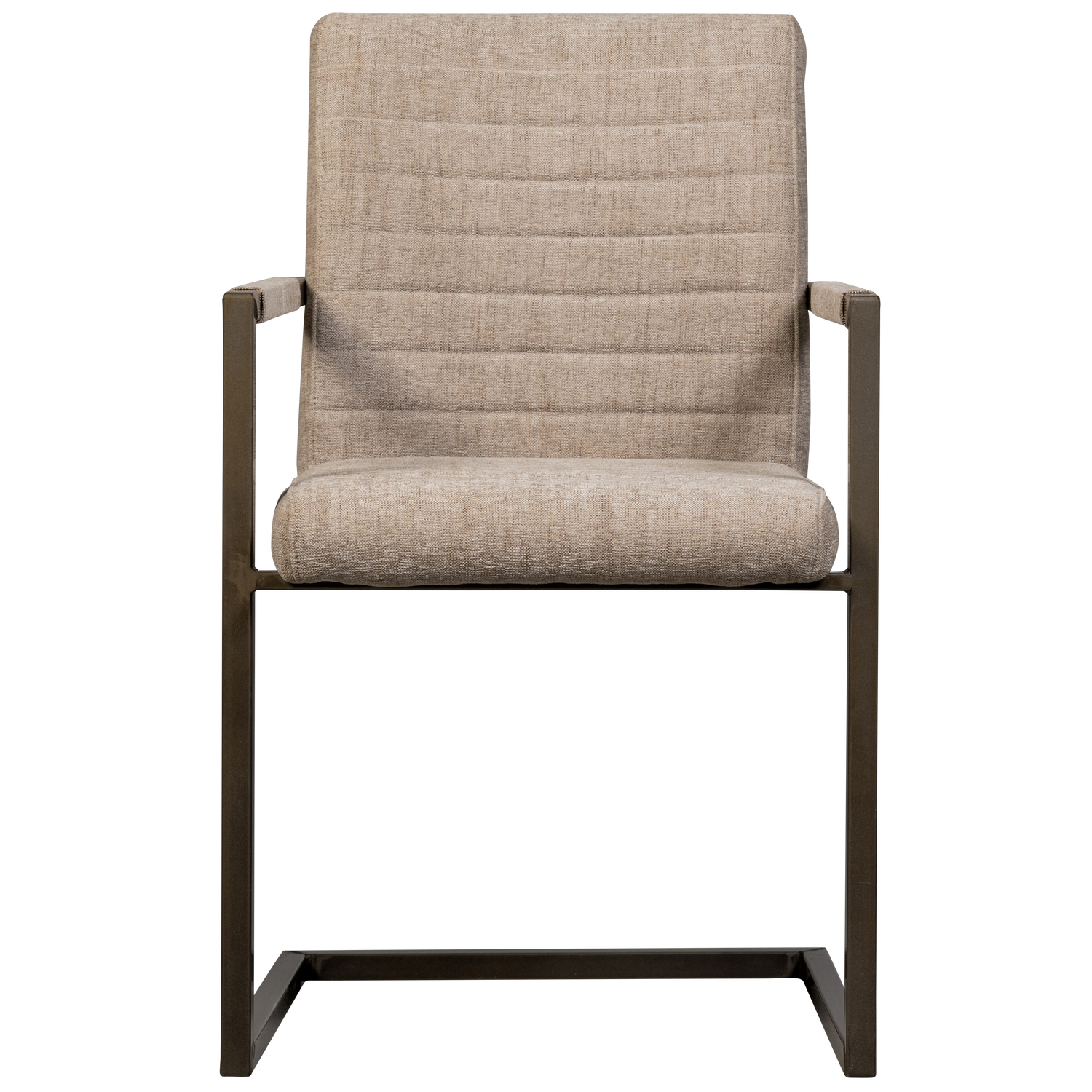 Bas Eetkamerstoel Geweven Stof Zand Melange van WOOOD – Luxe comfort op maat van PureWonen. Vraag naar de beste prijs.