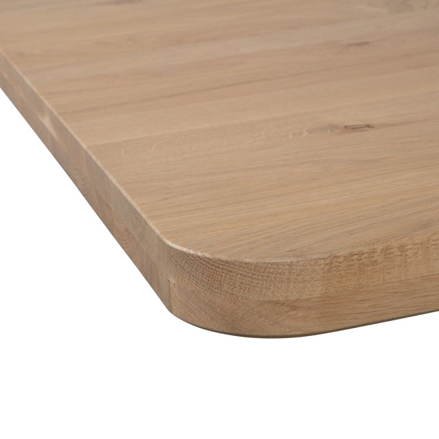 Tablo Tafelblad Eiken Naturel Curved 200 X90 [Fsc] van WOOOD – Luxe comfort op maat van PureWonen. Vraag naar de beste prijs.