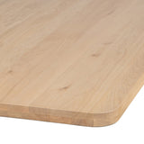 Tablo Tafelblad Eiken Naturel Curved 200 X90 [Fsc] van WOOOD – Luxe comfort op maat van PureWonen. Vraag naar de beste prijs.