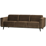 Statement 3 Zits Bank 230 Cm Velvet Taupe