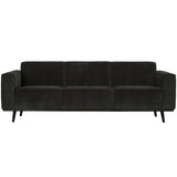 Statement 3 Zits Bank 230 Cm Ribstof Grafiet