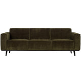 Statement 3 Zits Bank 230 Cm Ribstof Warm Groen