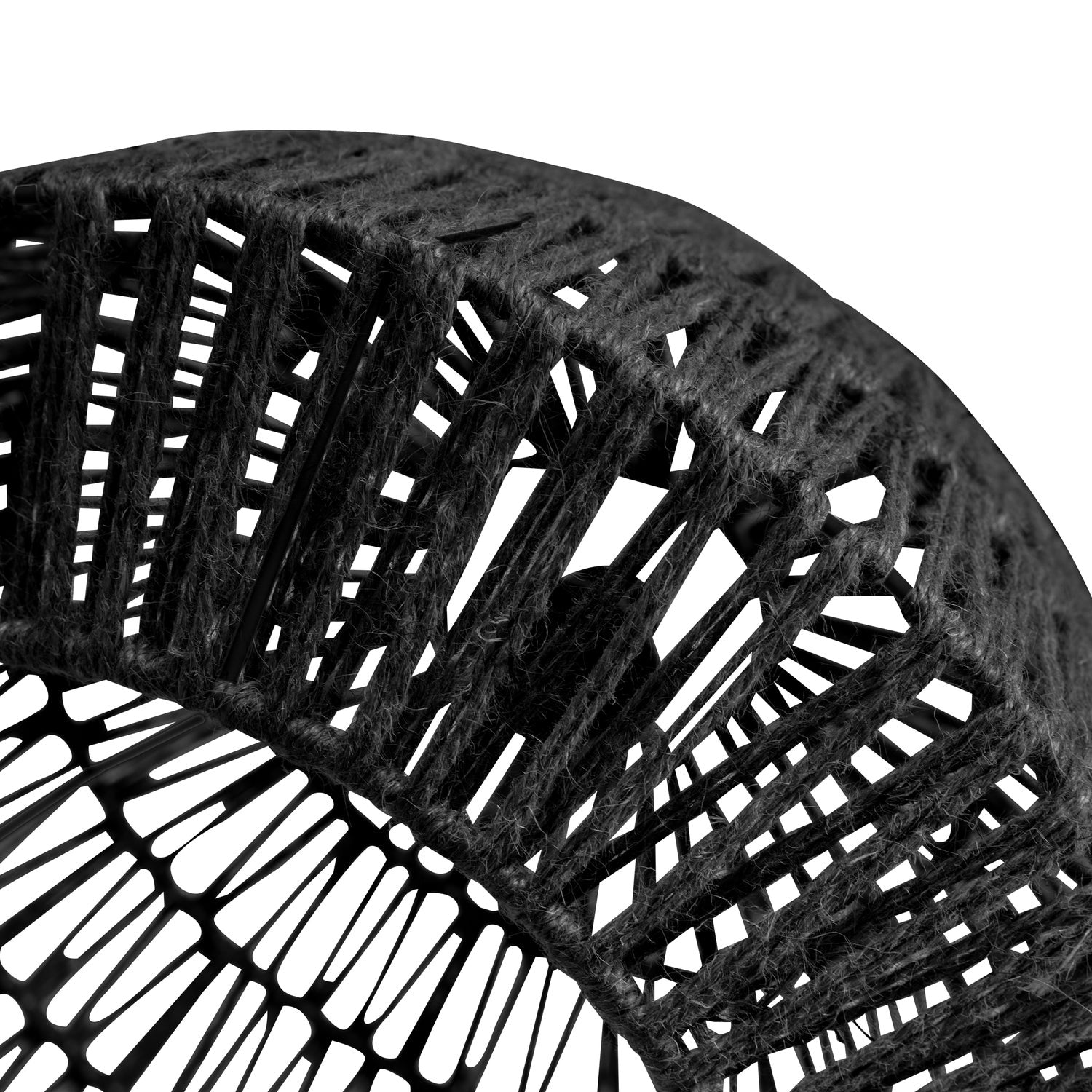 Kace Hanglamp Jute Zwart O45 Cm van WOOOD – Luxe comfort op maat van PureWonen. Vraag naar de beste prijs.