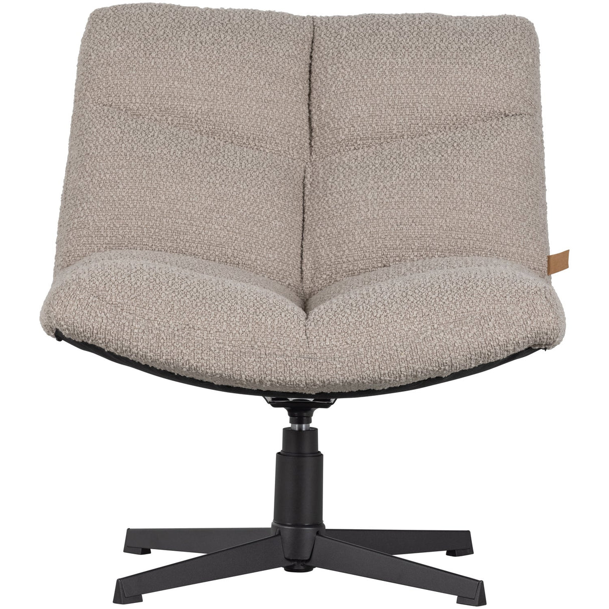 Vinny Draaifauteuil Boucle Zand van WOOOD – Luxe comfort op maat van PureWonen. Vraag naar de beste prijs.