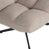 Vinny Draaifauteuil Boucle Zand van WOOOD – Luxe comfort op maat van PureWonen. Vraag naar de beste prijs.