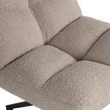 Vinny Draaifauteuil Boucle Zand van WOOOD – Luxe comfort op maat van PureWonen. Vraag naar de beste prijs.