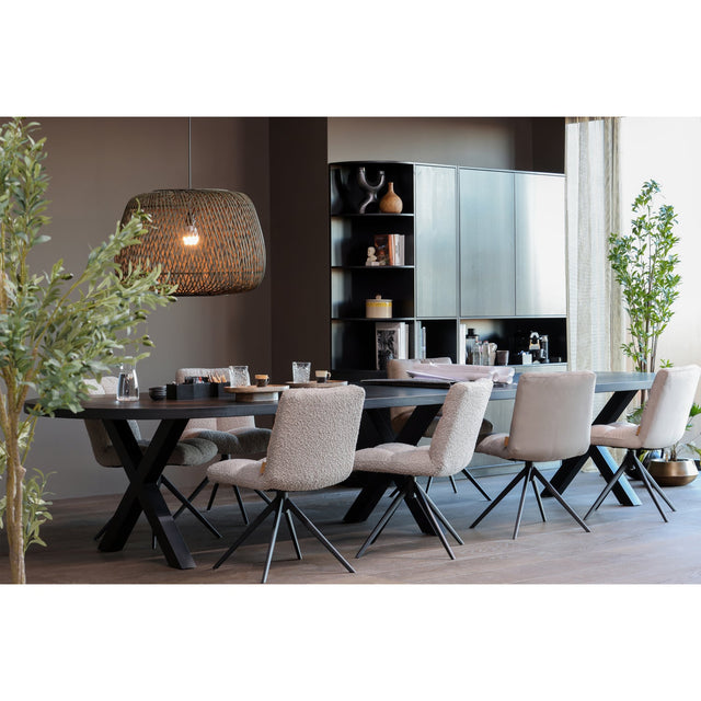 Tablo Lungo Eindblad Rond Essen Blacknight Matt [Fsc] van WOOOD – Luxe comfort op maat van PureWonen. Vraag naar de beste prijs.