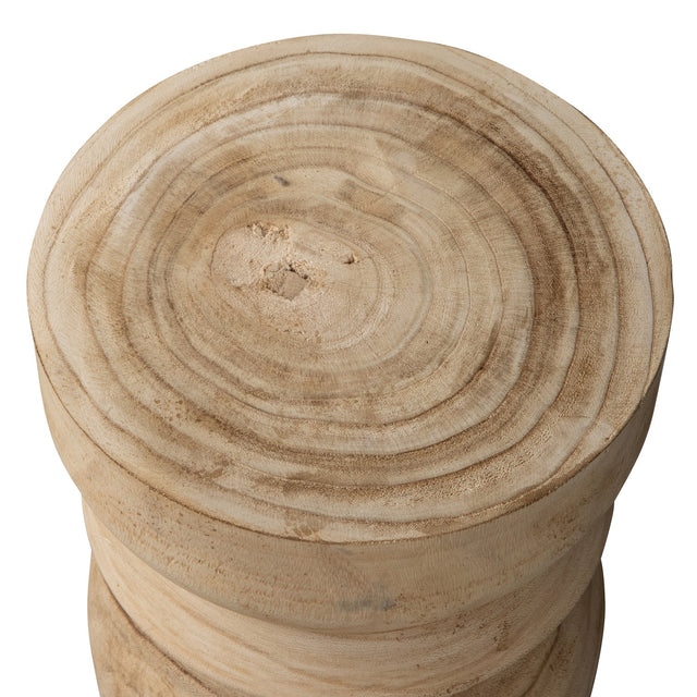 Bikkel Kruk Hout Naturel 40x O28 Cm van WOOOD – Luxe comfort op maat van PureWonen. Vraag naar de beste prijs.
