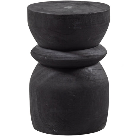 Bikkel Kruk Hout Zwart 40x O28 Cm van WOOOD – Luxe comfort op maat van PureWonen. Vraag naar de beste prijs.