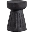 Borre Kruk Hout Zwart 40x O28 Cm van WOOOD – Luxe comfort op maat van PureWonen. Vraag naar de beste prijs.