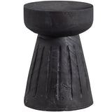 Borre Kruk Hout Zwart 40x O28 Cm van WOOOD – Luxe comfort op maat van PureWonen. Vraag naar de beste prijs.