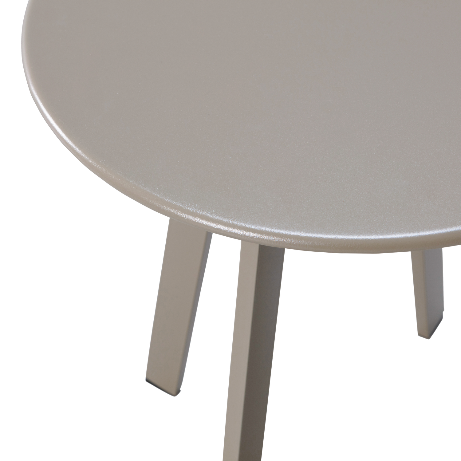 Fer Tuin Bijzettafel O40 Cm Metaal Zand
