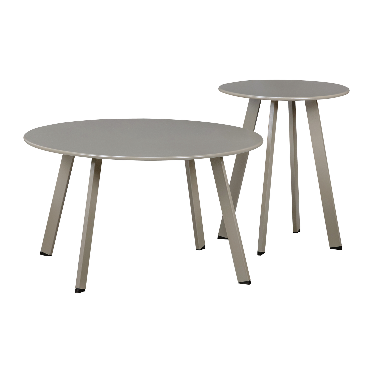 Fer Tuin Bijzettafel O70 Cm Metaal Zand