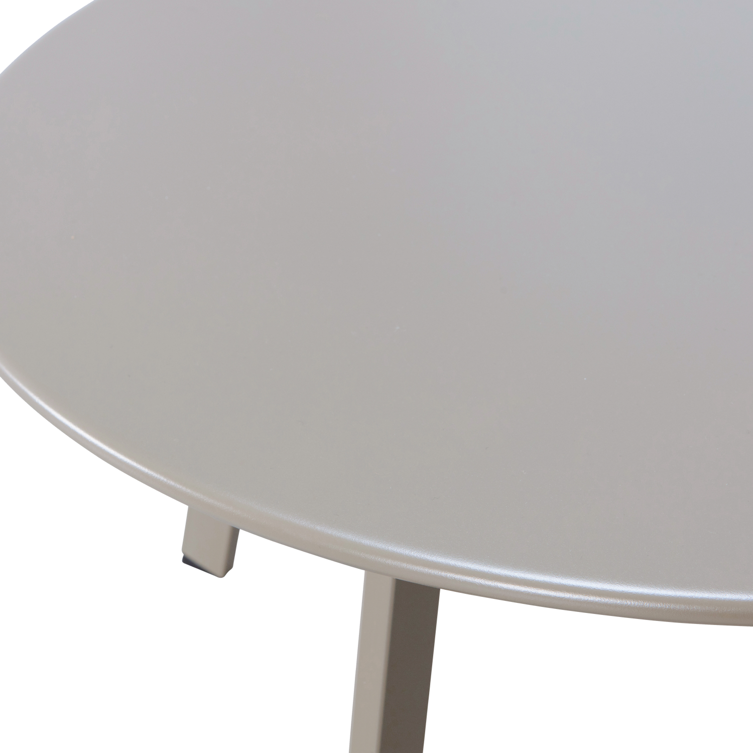 Fer Tuin Bijzettafel O70 Cm Metaal Zand