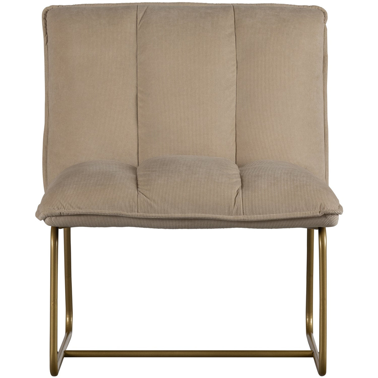 Fie Fauteuil Ribstof Zand van WOOOD – Luxe comfort op maat van PureWonen. Vraag naar de beste prijs.