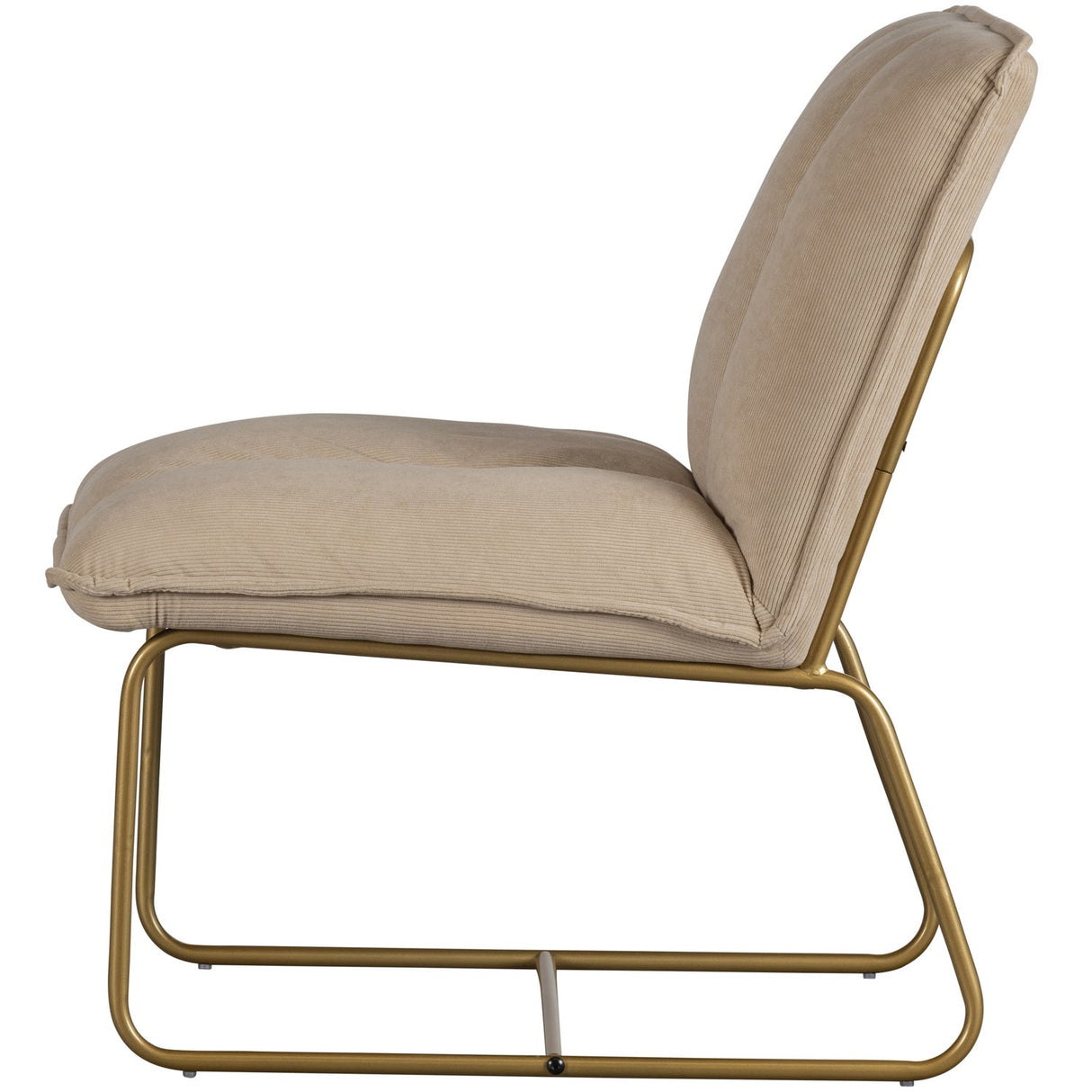 Fie Fauteuil Ribstof Zand van WOOOD – Luxe comfort op maat van PureWonen. Vraag naar de beste prijs.